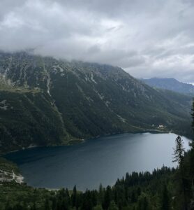 Morskie Oko Vista do Mirante do Lago Czarny Staw pod Rysami